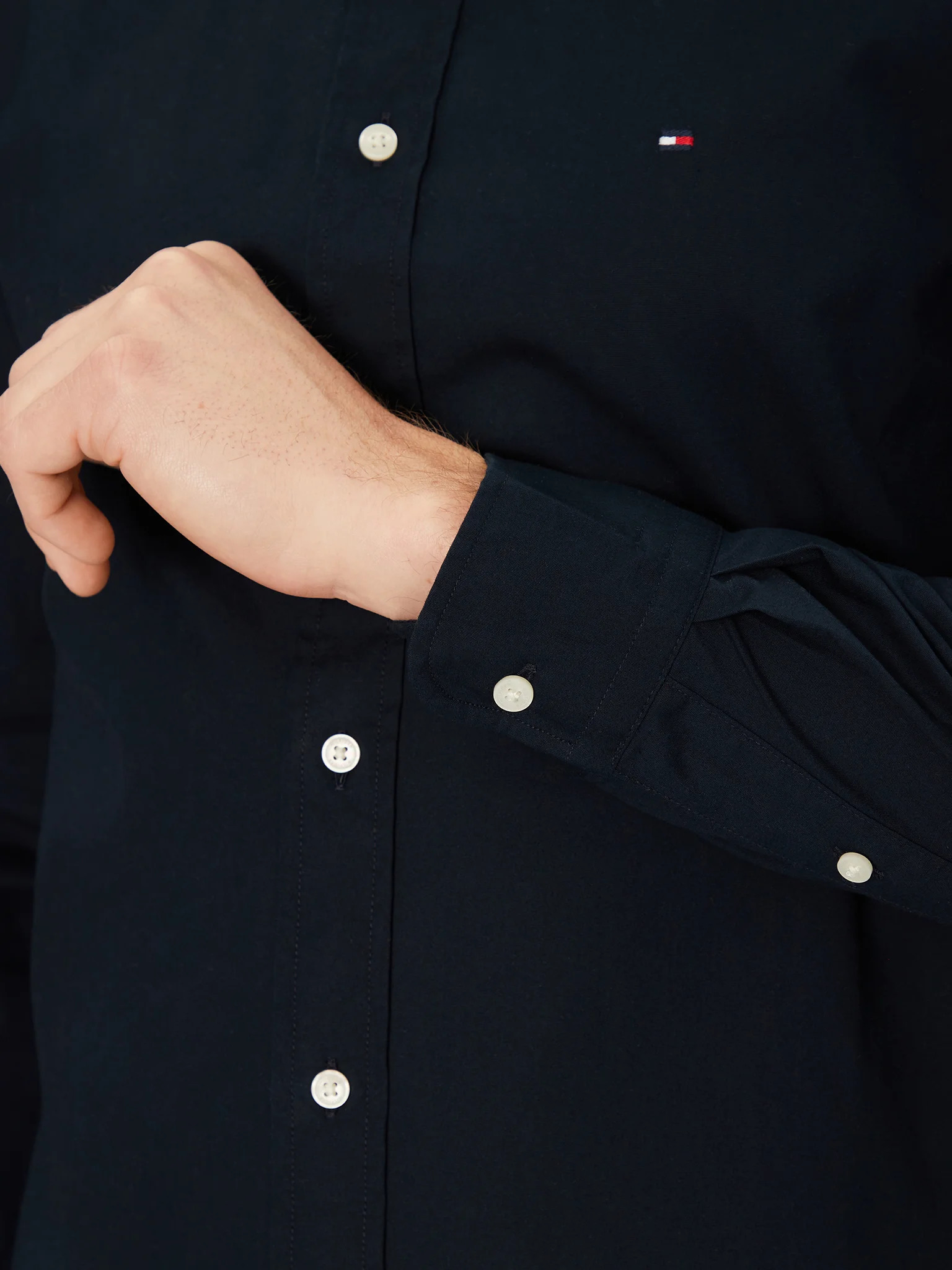 TOMMY HILFIGER - Core Flex Poplin Rf Shirt