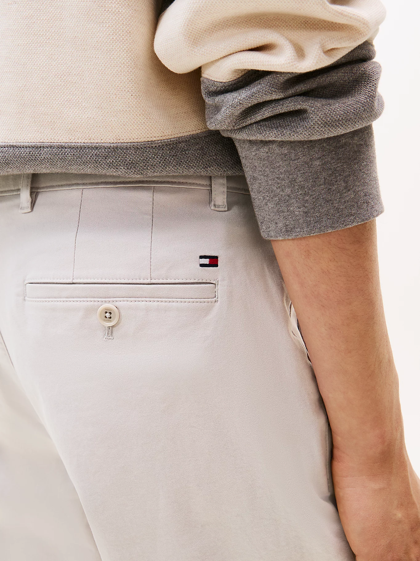 TOMMY HILFIGER - Denton Twill Straight Leg Chinos