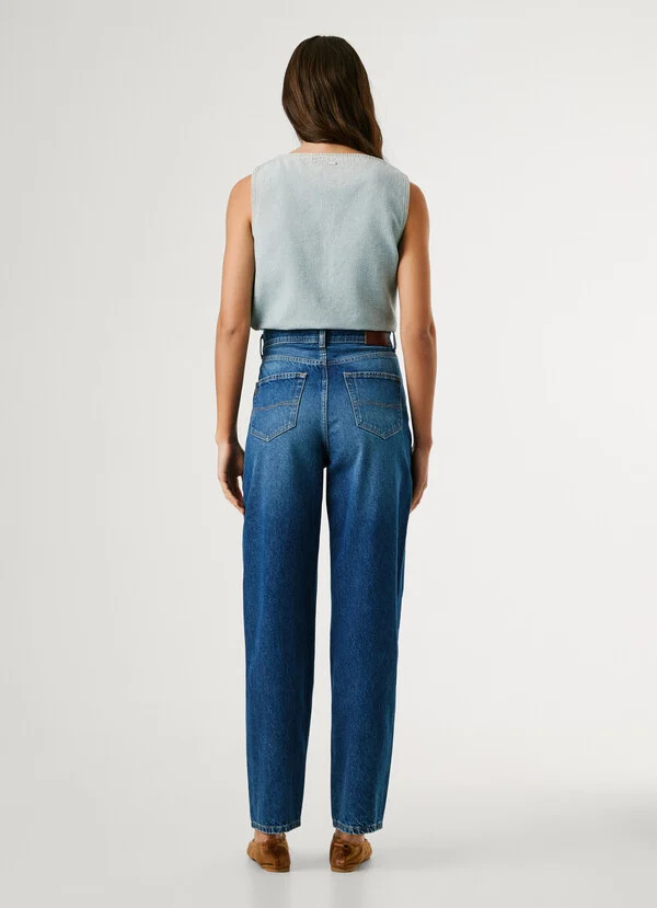 PEPE JEANS - Drop Barrel Jeans Uhw Addison