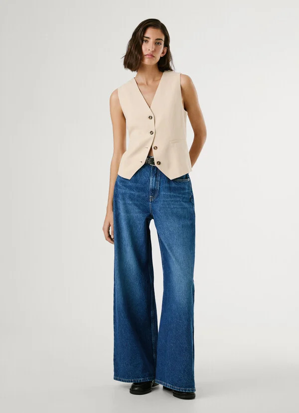 PEPE JEANS - Wide Leg Jeans Jaimy 32