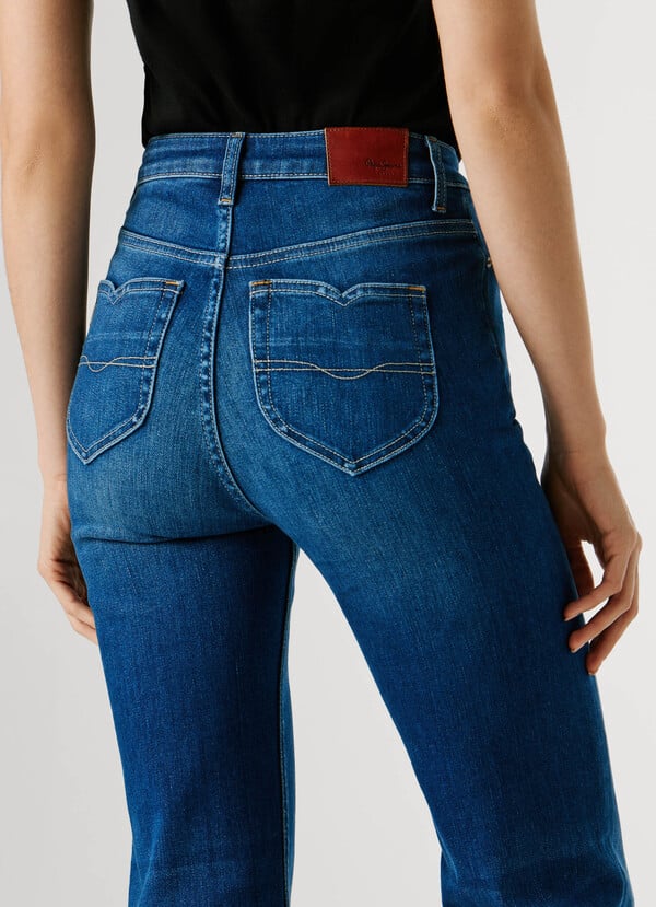 PEPE JEANS - High-Rise Flare Fit Jeans - Willa