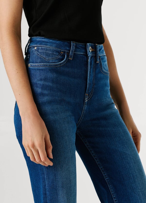 PEPE JEANS - High-Rise Flare Fit Jeans - Willa