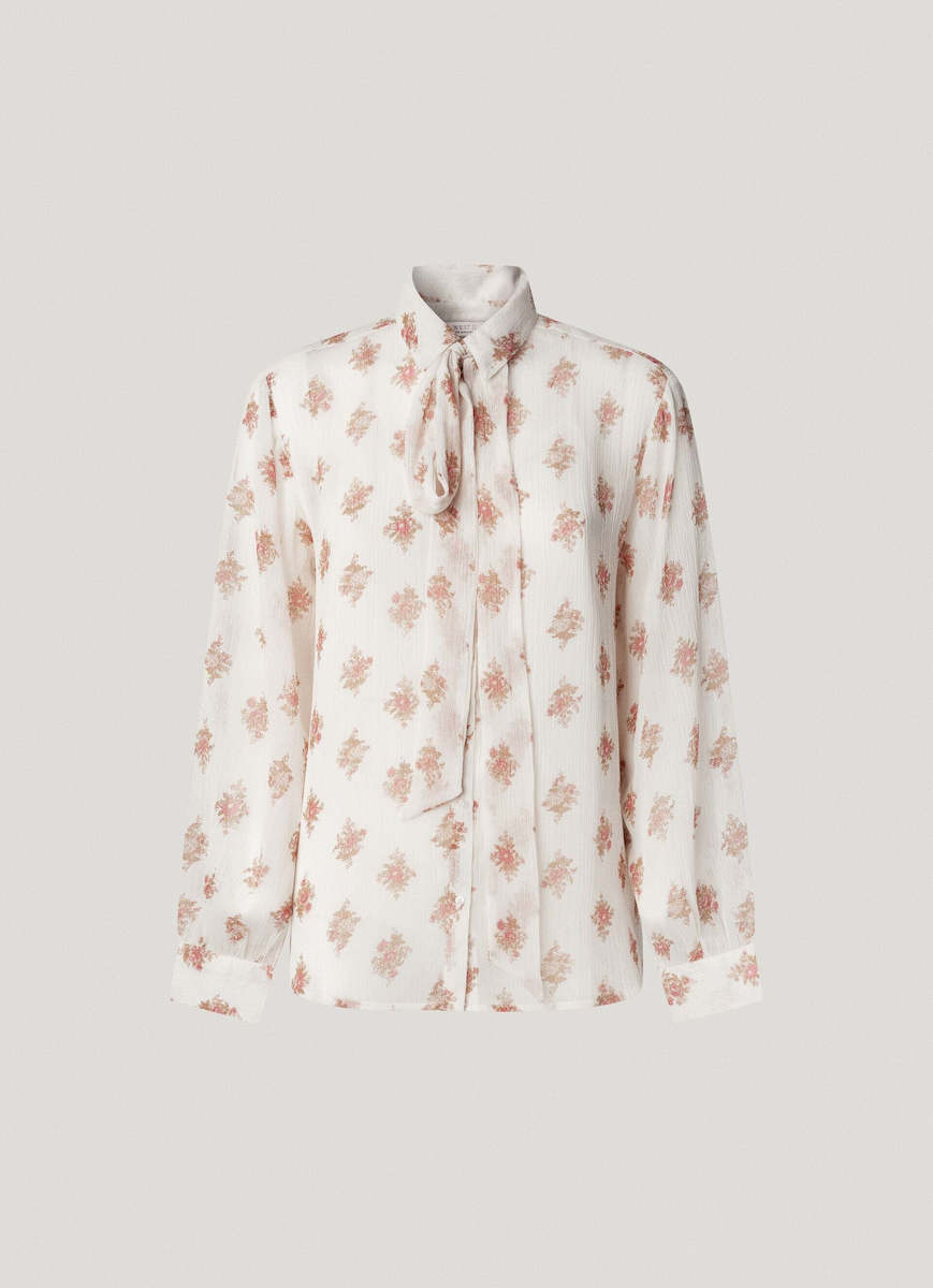 PEPE JEANS - Floral Print Chiffon Blouse