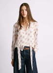 Floral Print Chiffon Blouse