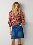 Floral Print Fluid Blouse