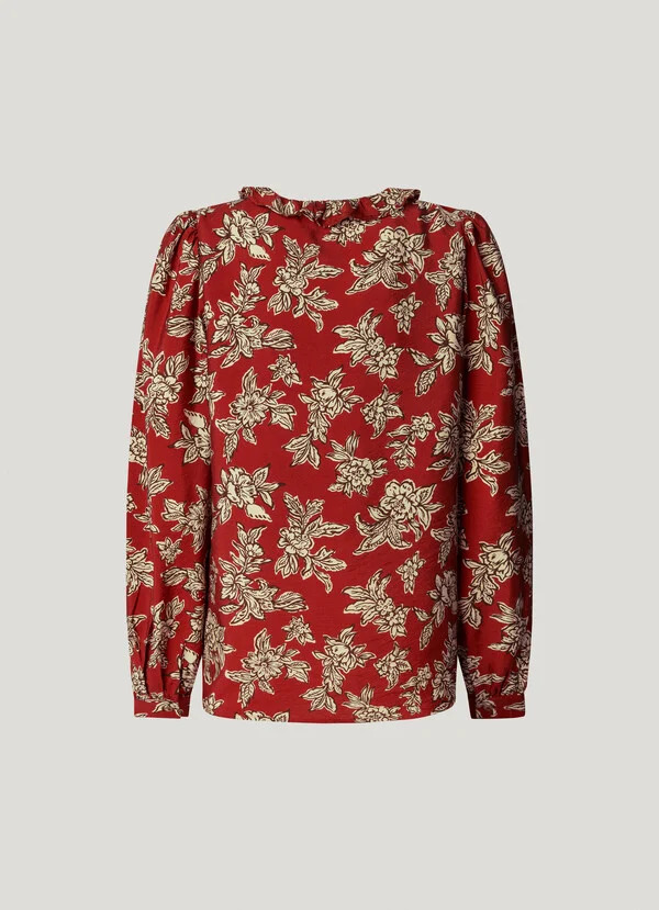 PEPE JEANS - Floral Print Fluid Blouse