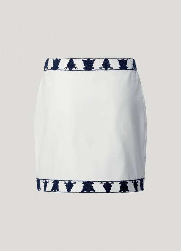 PEPE JEANS - Embroidery Mini Skirt