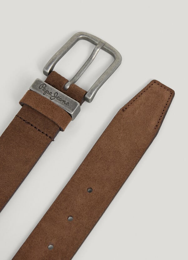 PEPE JEANS - Double Loop Suede Belt