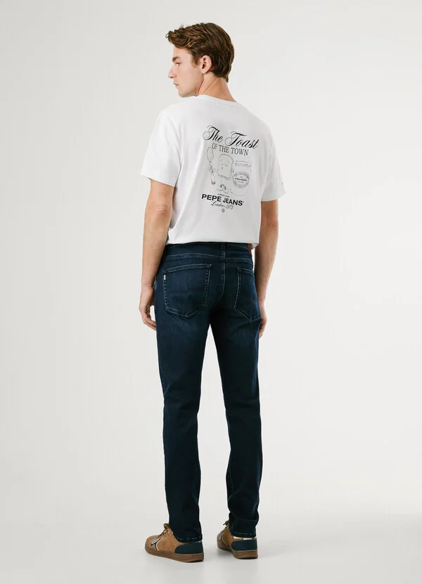 PEPE JEANS - Slim Fit Mid-Rise Jeans - Track