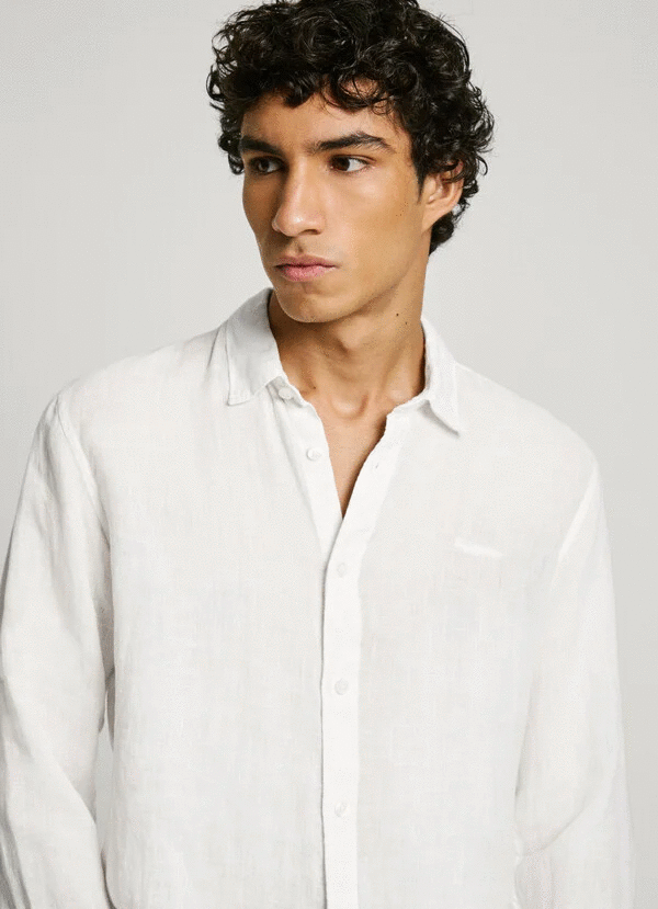 PEPE JEANS - Drop 3A Arnau Regular Fit Embroidered Logo Shirt
