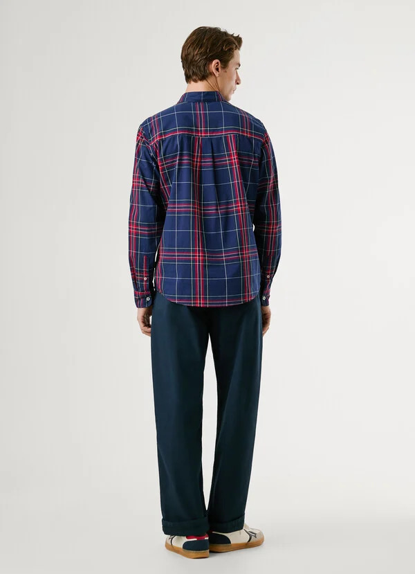 PEPE JEANS - Regular Fit Checked Poplin Shirt