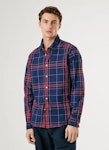 Regular Fit Checked Poplin Shirt