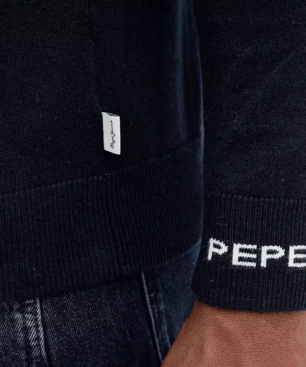 PEPE JEANS - Half Zip Andre Mock Zipper