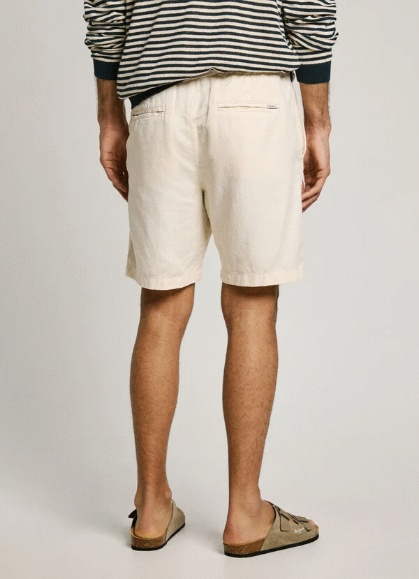 PEPE JEANS - Drop 3A Relaxed Linen Smart Shorts