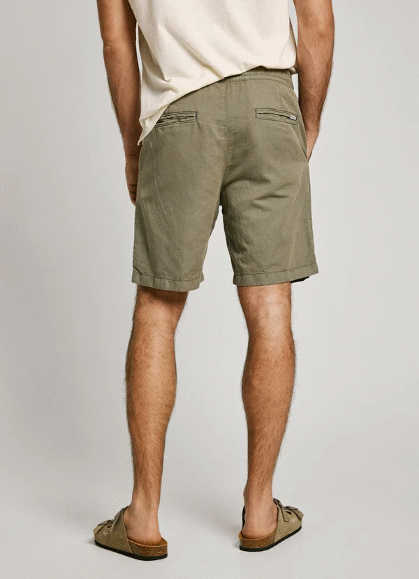 PEPE JEANS - Drop 3A Relaxed Linen Smart Shorts