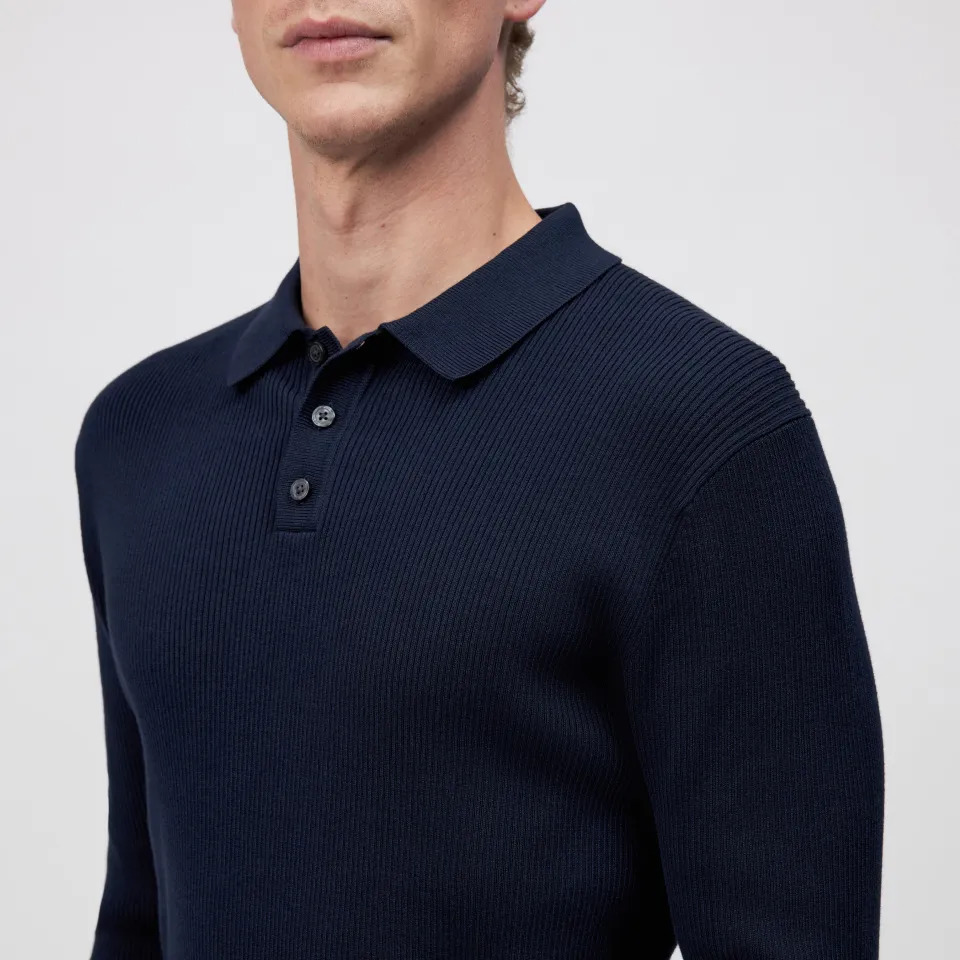 DRYKORN - Fitted Polo Shirt In Cotton Blend