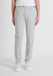 Slim Fit Cotton Blend Trousers