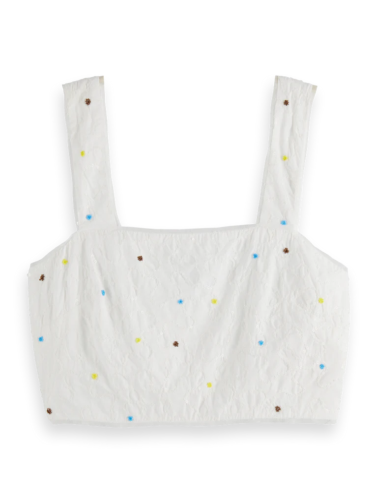 SCOTCH & SODA - Beaded Crop Top