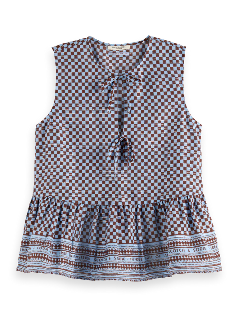 SCOTCH & SODA - Bow Details Top
