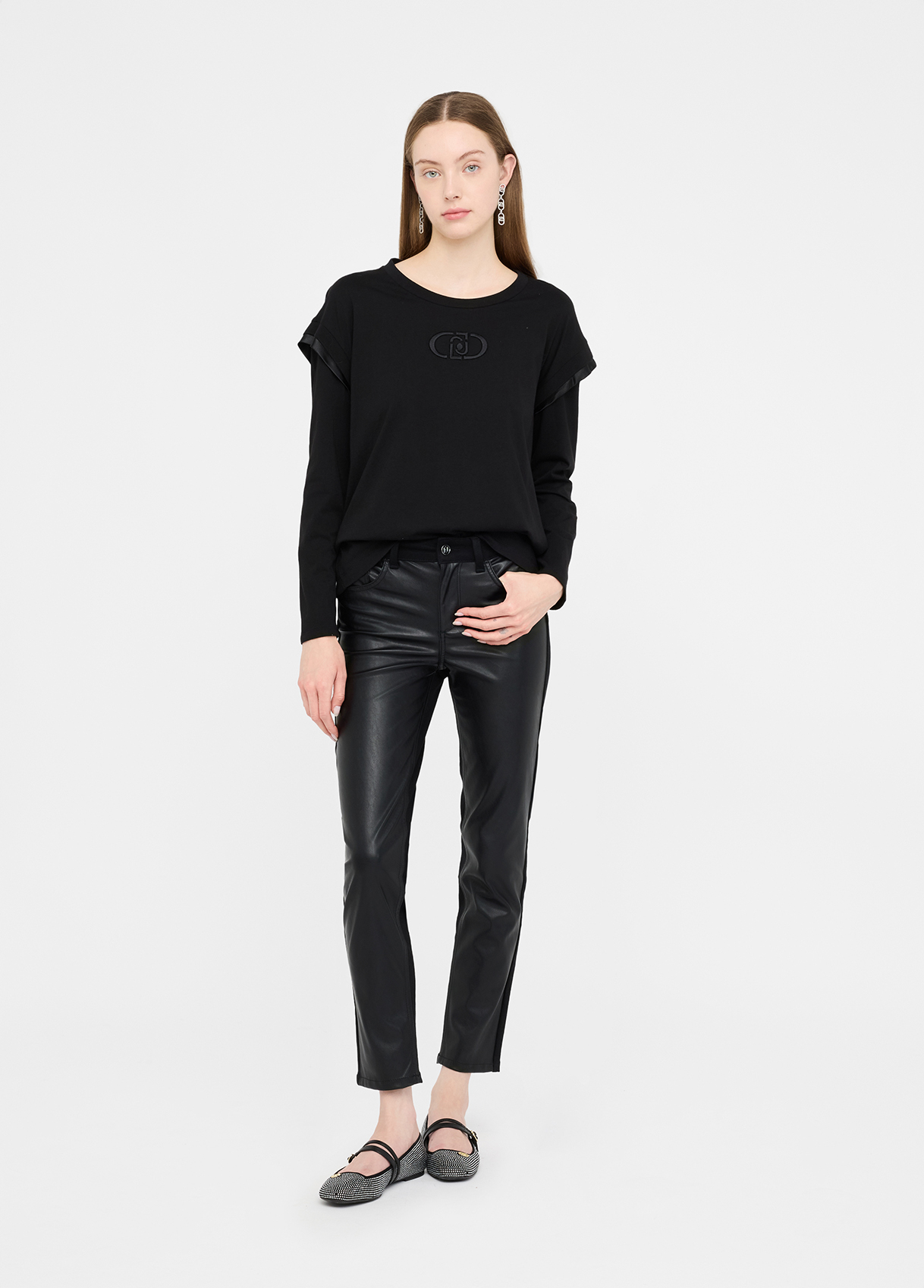LIU JO - Coated Fabric Trousers