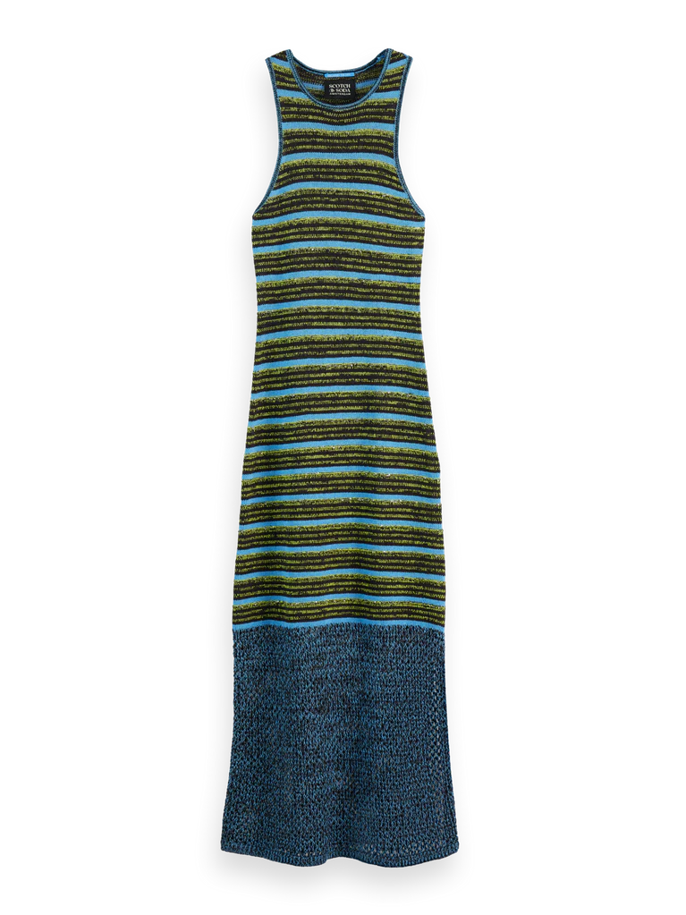 SCOTCH & SODA - Sequin Stripe Knitted Dress