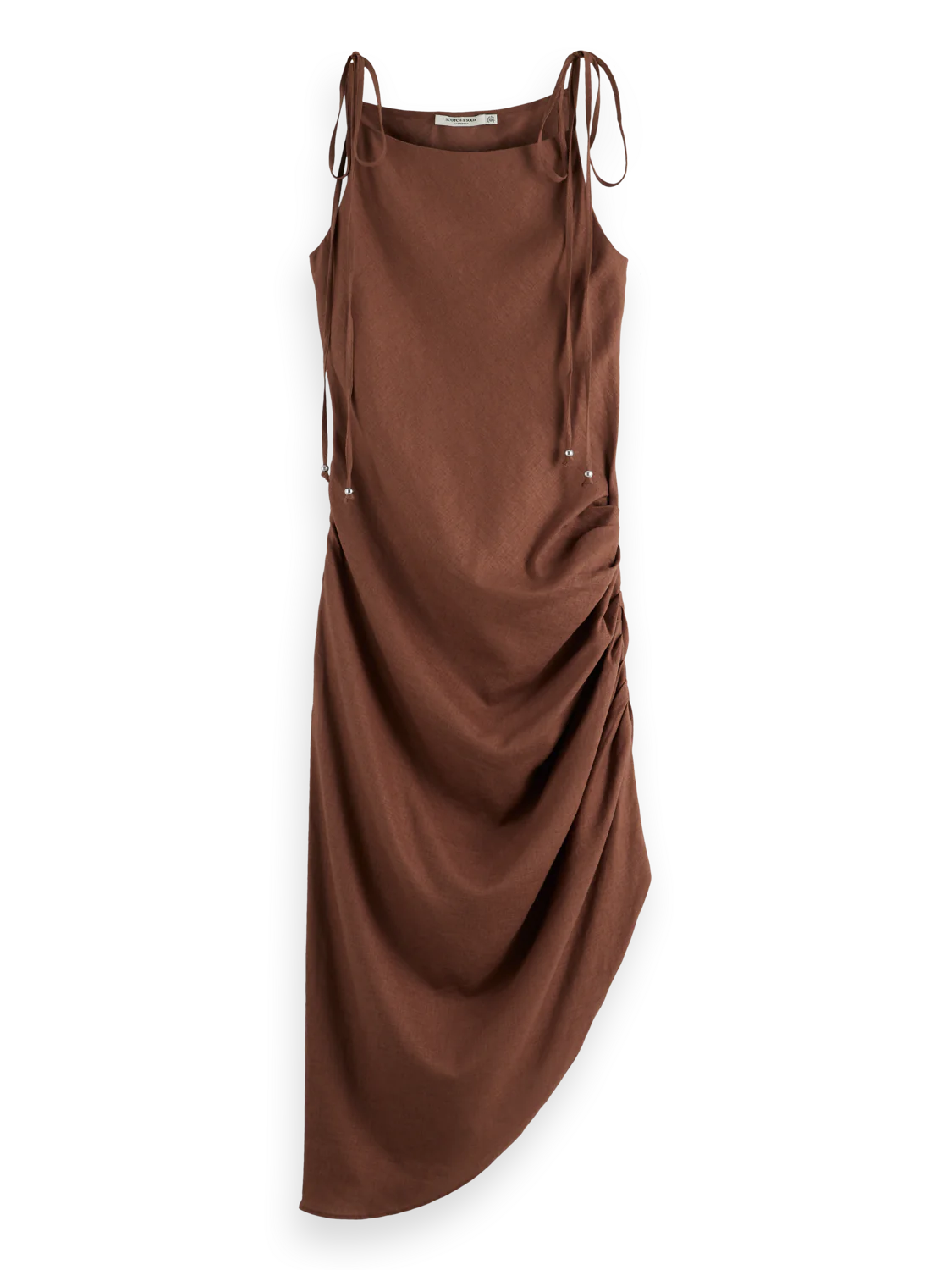 SCOTCH & SODA - Linen Viscose Printed Mini Dress