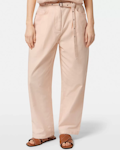 Aster High Rise Wide Leg Cotton Pant
