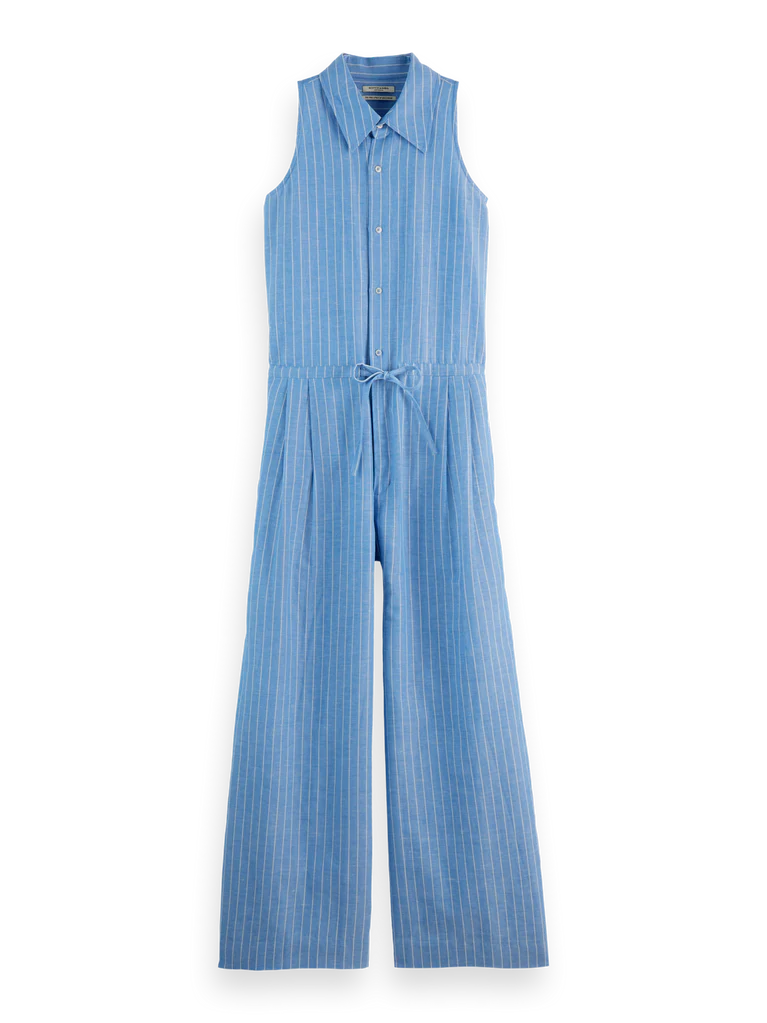 SCOTCH & SODA - Halter Linen Jumpsuit