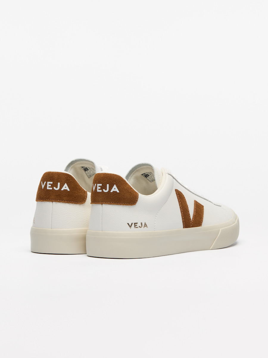 VEJA - Campo Women's Shoes  White - Cognac