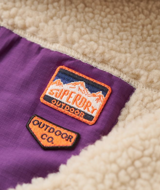 SUPERDRY - Vintage Retro Half Zip Fleece