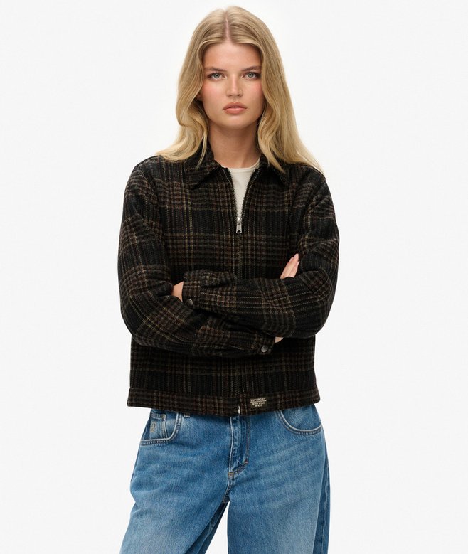 SUPERDRY - Checked Ranch Quilted Jacket