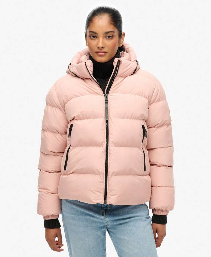 SUPERDRY - Hooded Sports Puffer Jacket