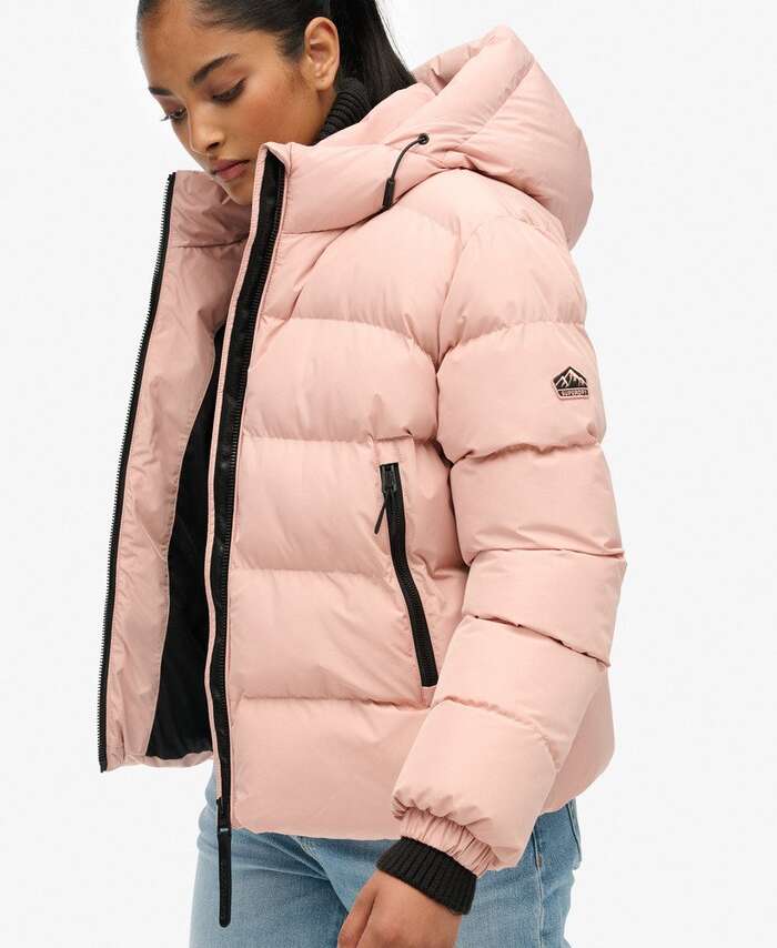 SUPERDRY - Hooded Sports Puffer Jacket