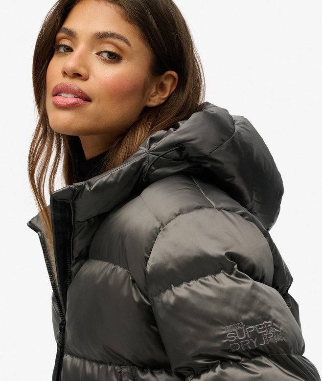 SUPERDRY - Hooded Luxe Sports Puffer