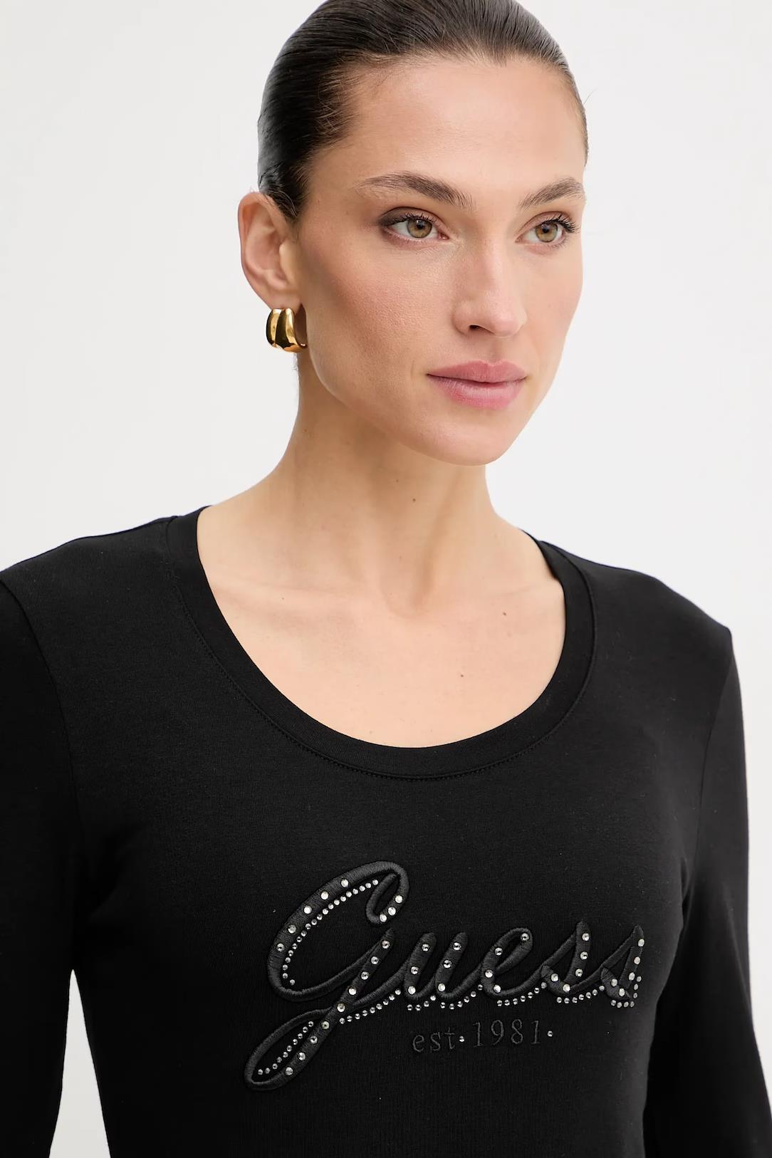 GUESS - Embro Script Logo Tee