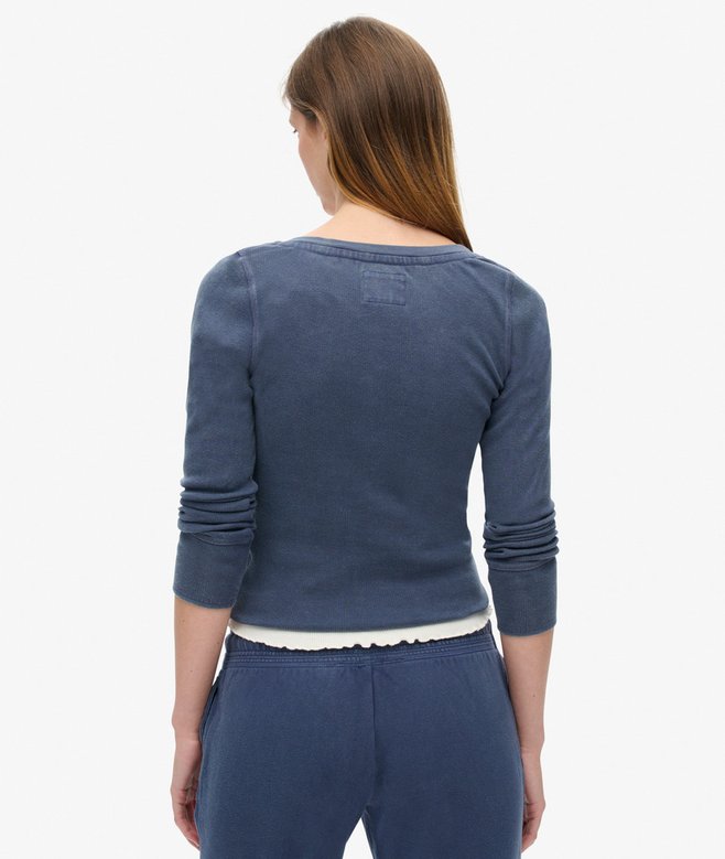 SUPERDRY - Athletic Button Down Ls Top