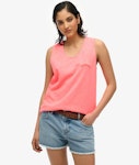 Essential Logo Garment Dye Vest Top