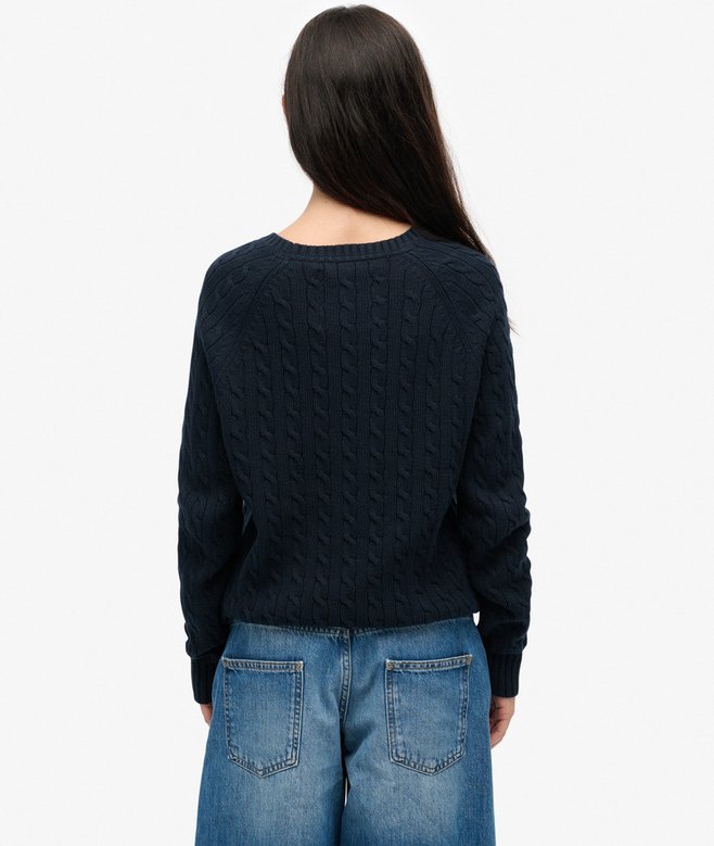 SUPERDRY - D2 Ovin Slouchy Flag Knit