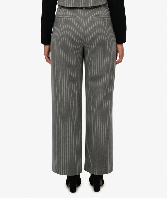 SUPERDRY - Mid Rise Pinstripe Trouser