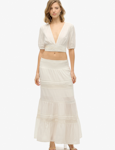 D2 Ovin Ibiza Lace Mix Maxi Skirt