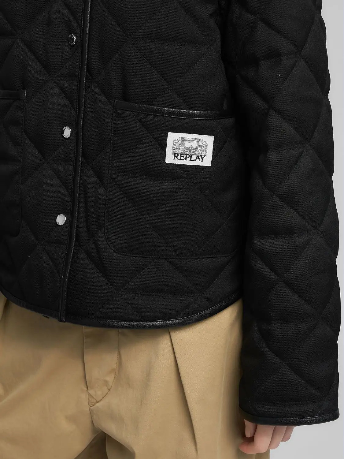 REPLAY - Cropped Quilted Jacket