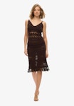 Crochet Tassel Midi Dress