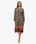 D3 Ovin Printed Midi Dress