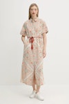 Linen Shirt Maxi Dress