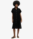Oversized Midi Shirt Dress