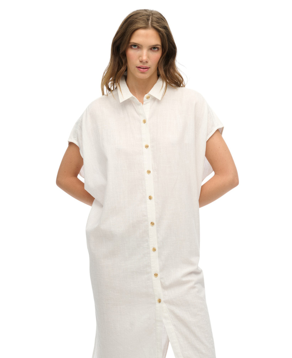 SUPERDRY - Oversized Midi Shirt Dress