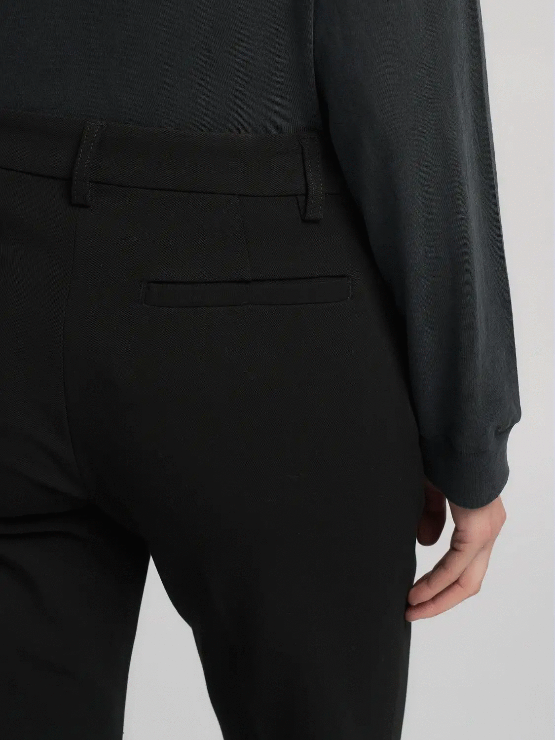 REPLAY - Cropped Twill Trousers