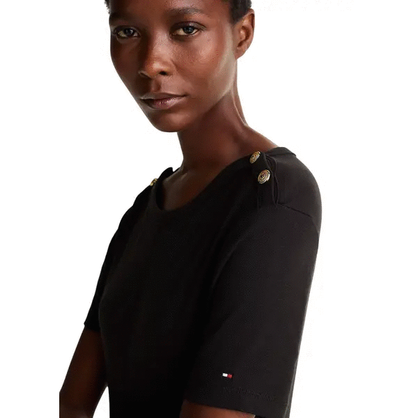 TOMMY HILFIGER - Gold Btn Dress