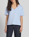 Slub Crop V-Neck