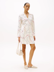 Fluid Viscose Short Wrap Dress